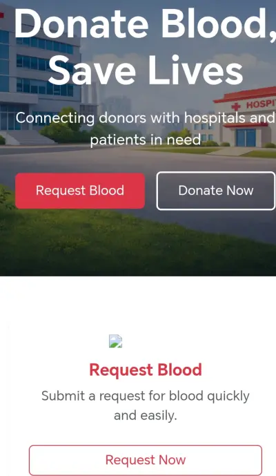 موقع بنك دم متجاوب باستخدام javascript CSS3 TML و Bootstrap