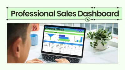 تصميم Dashboard احترافي لتحليل المبيعات باستخدام Excel / Power BI
