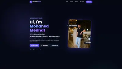 موقع بورتفوليو احترافي Portfolio