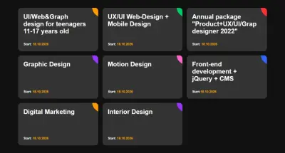 Digital Learning Platform Grid Interface