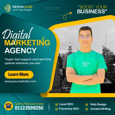 Digital Marketing Agency Advertisement Design