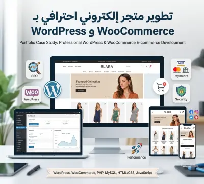 تطوير متجر إلكتروني احترافي بـ WordPress و WooCommerce