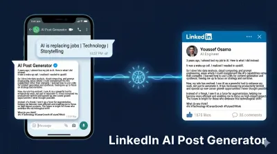 نظام ذكاء اصطناعي لإنشاء منشورات LinkedIn تلقائيًا عبر WhatsApp باستخدام n8n