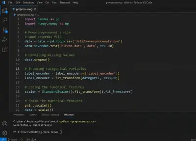 تجهيز وتهيئة البيانات الخام للتحليل | Data Preprocessing