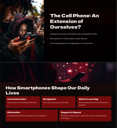 The Cell Phone: An Extension of Ourselves