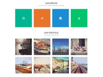 تصميم وعرض صفح ريسبونسف كمعرض صور
