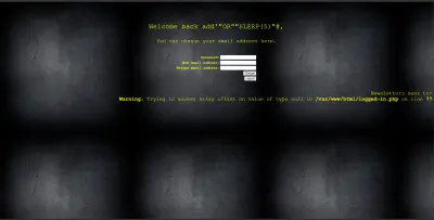 Web Application Security Assessment – SQL Injection & Access Control Testing