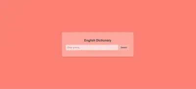 English Dictionary App