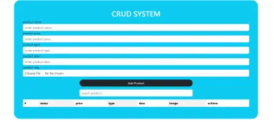 CRUD System