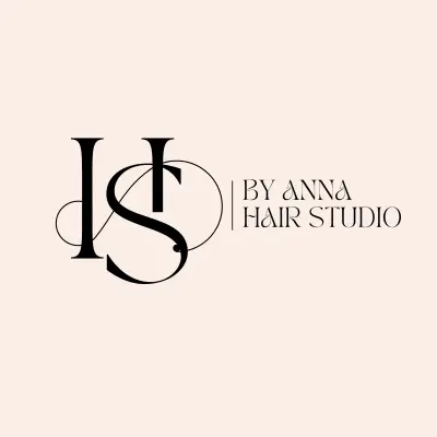 شعار صالون "By Anna Hair Studio" – أناقة المظهر بلمسة عصرية