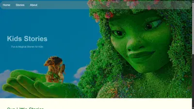 Kids Stories Website