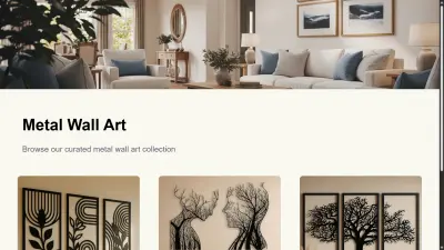 Metal Wall Art Website