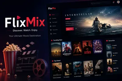 FlixMix | Modern Movie Browsing Web App