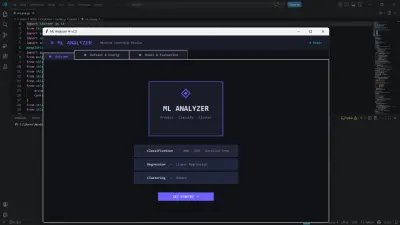 نظام تحليل وتنبؤ ذكي باستخدام تعلم الآلة (Machine Learning Analyzer)