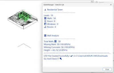 إضافة (Plugin) مخصصة لبرنامج Autodesk Revit باستخدام لغة C# وRevit API