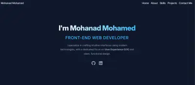 موقع معرض أعمالي الشخصي - Portfolio