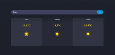 تطبيق حالة الطقس (Weather Application)