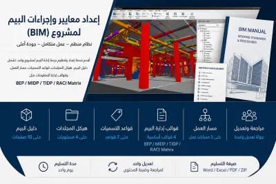 أخصائي إدارة وتنسيق البيم وتطوير معايير العمل