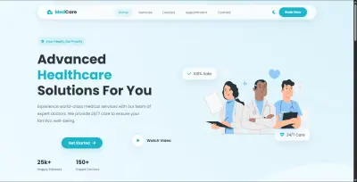 MedCare | Integrated Medical Complex Web Solution