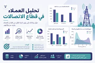 تحليل وتوقع رحيل عملاء شركة اتصالات