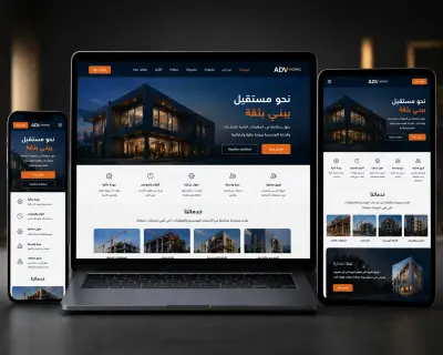 موقع شركة احترافي لعرض الخدمات والمشاريع