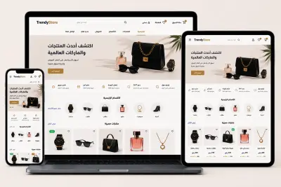 متجر إلكتروني احترافي لعرض وإدارة المنتجات