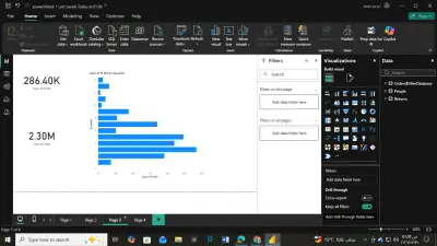 انشاء داشبورد باستخدام power bi