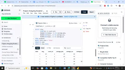 تحليل البيانات باستخدام sql
