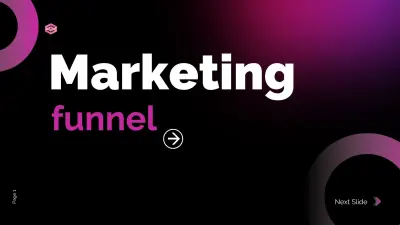 عروض تقديمية ( تصميم عرض تقديمي يوضح الفرق بين التسويق والمبيعات) (Marketing vs Sales)