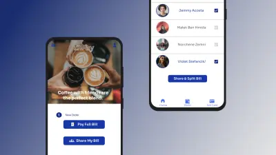 تصميم تطبيق InPay للدفع الإلكتروني في المطاعم والكافيهات (UI/UX)