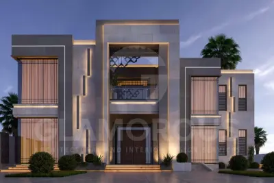 تصميم فيلا سكنية