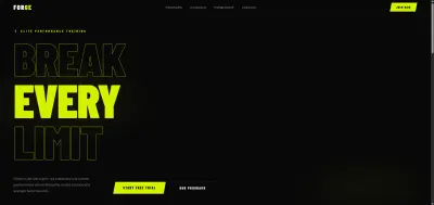 تصميم صفحة هبوط لGYM
