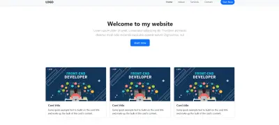 bootstrap project