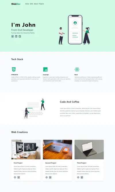 portfolio  موقع شخصي