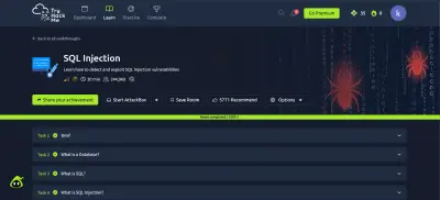 SQL Injection Vulnerability Assessment (TryHackMe Lab)