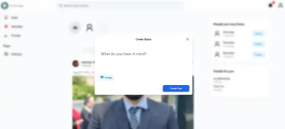 Social Media Web App - Work In Progress عمل موقع تواصل اجتماعي