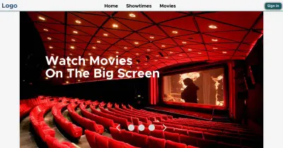 صورة العمل تصميم UI/UX لموقع سينما