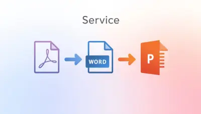 تحويل وتنسيق الملفات بين PDF و Word و PowerPoint