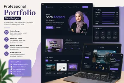 صورة العمل Professional Portfolio Website Design