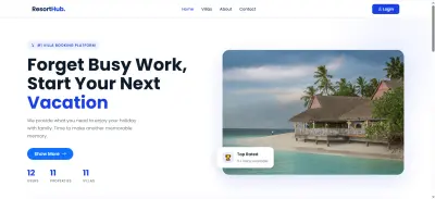 Resort Hub | نظام احترافي لحجز الفنادق والمنتجعات باستخدام ASP.NET MVC