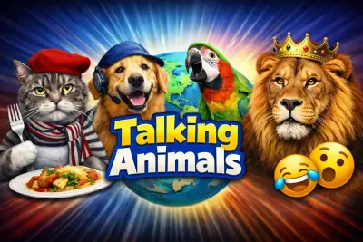 لوجو لقنات Talking Cat