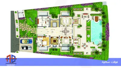 خدمة التصميم المعماري للفلل والمنازل