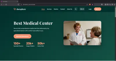 DocSphere – نظام متكامل لإدارة العيادات الطبية وحجز المواعيد أونلاين