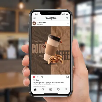 تصميم مجموعة بوسترات سوشيال ميديا احترافية  social media poster