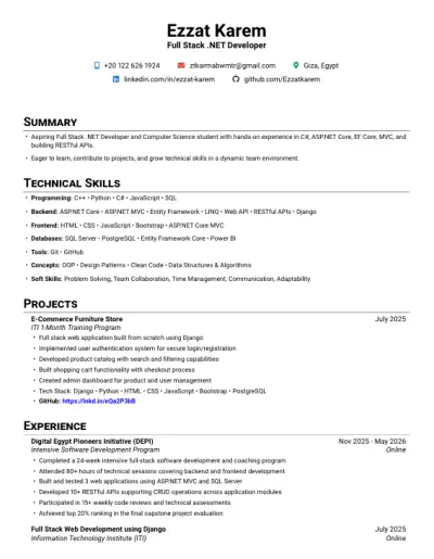 cv اعمال شخص