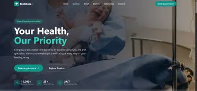 منصة "MediCare" المتكاملة لإدارة العيادات والمراكز الطبية.