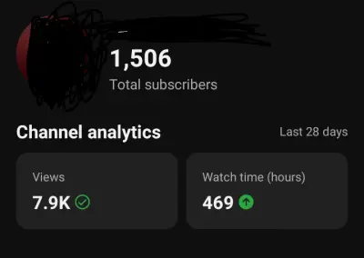 خلال شهر سيكون لديك ما لا يقل عن 200 مشترك لو إنت قناة جديدة تماما ، و لو إنت قناة كبيرة يمكننا جعل المشتركين يزدادون بنسبة 40-70٪