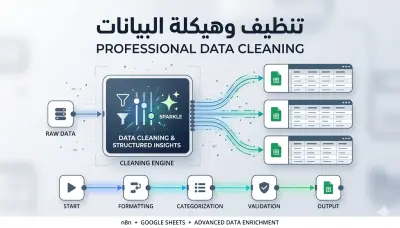 هيكلة وتطهير قواعد البيانات الضخمة (Advanced Data Cleaning & Enrichment)