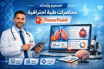 عمل محاضرات طبية احترافية