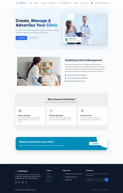 clinic mangment system